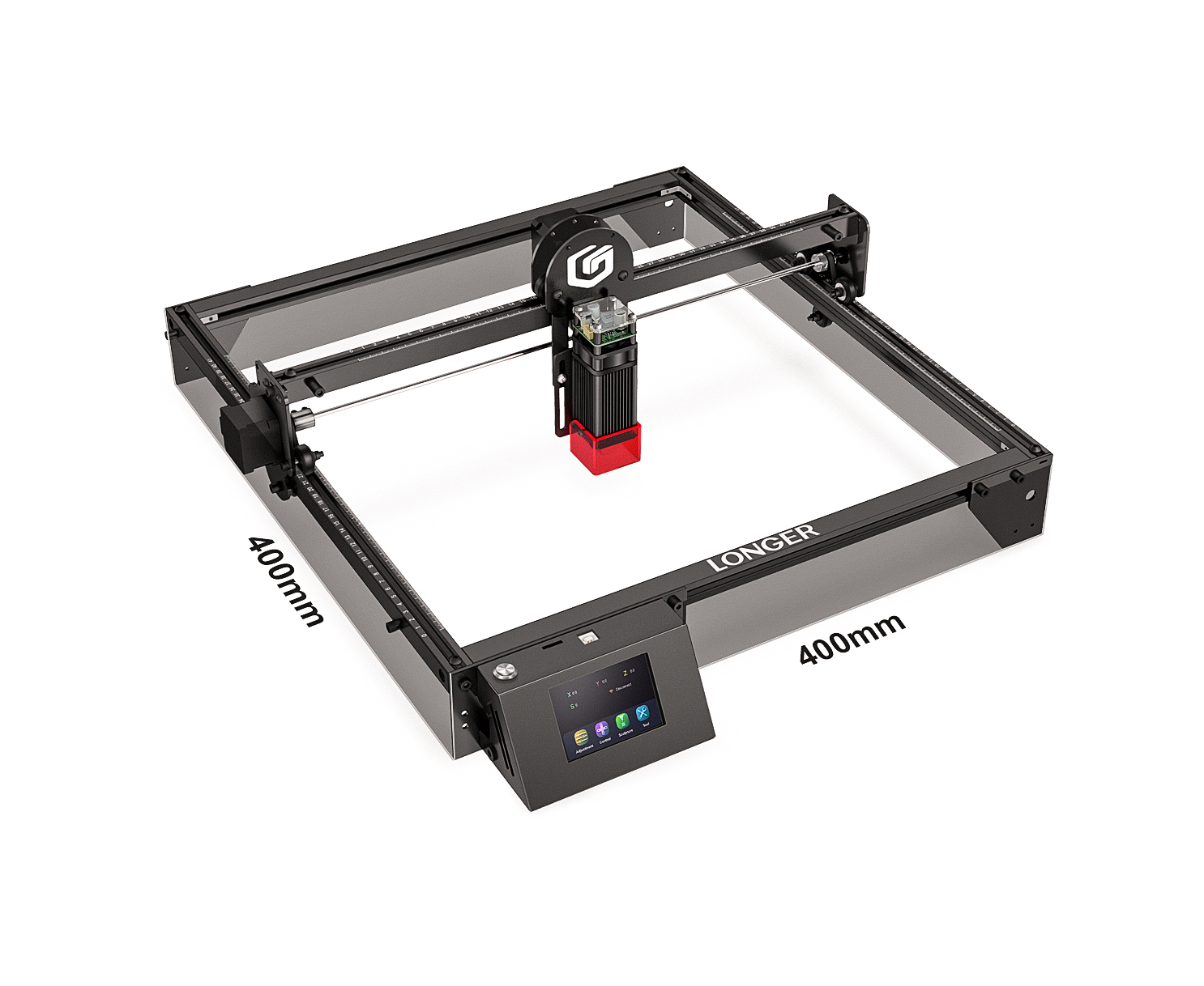 EUUS-Direkt-LONGER-RAY5-10W-Lasergravierer-006x006mm-Laser-Spot-Luftunterstuumltzung-Touchscreen-Off-1990566-13